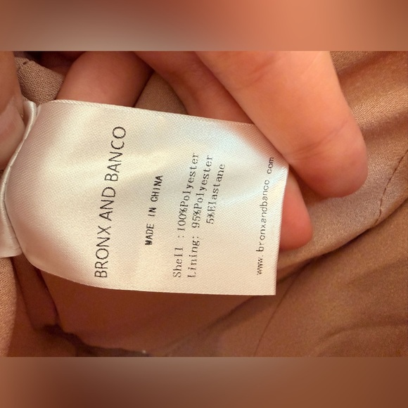 NWOT BRONX AND BANCO Chloe Teal Strapless Sequin Mini Dress, wedding guest dress - Picture 16 of 17